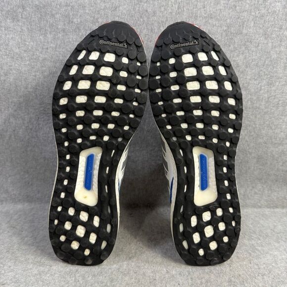 Adidas Shoes Mens Size 11.5 Ultraboost Black Red Blue Running Sneakers EF1360 - Picture 8 of 10